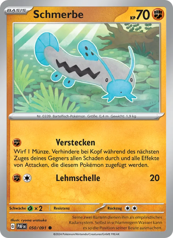 Karte Schmerbe aus Paldeas Schicksale, Nummer 050/91