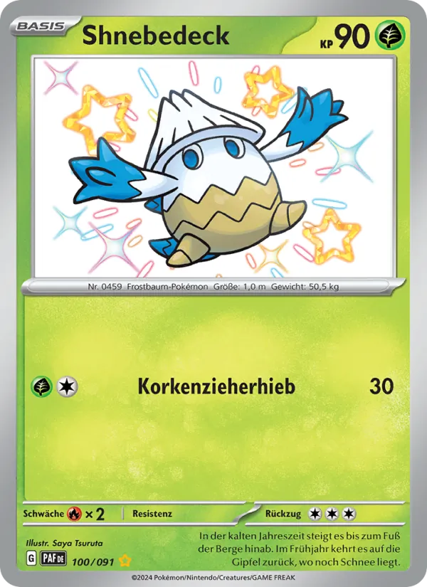 Karte Shnebedeck aus Paldeas Schicksale, Nummer 100/91