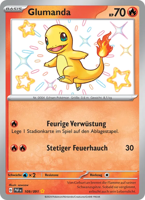 Karte Glumanda aus Paldeas Schicksale, Nummer 109/91