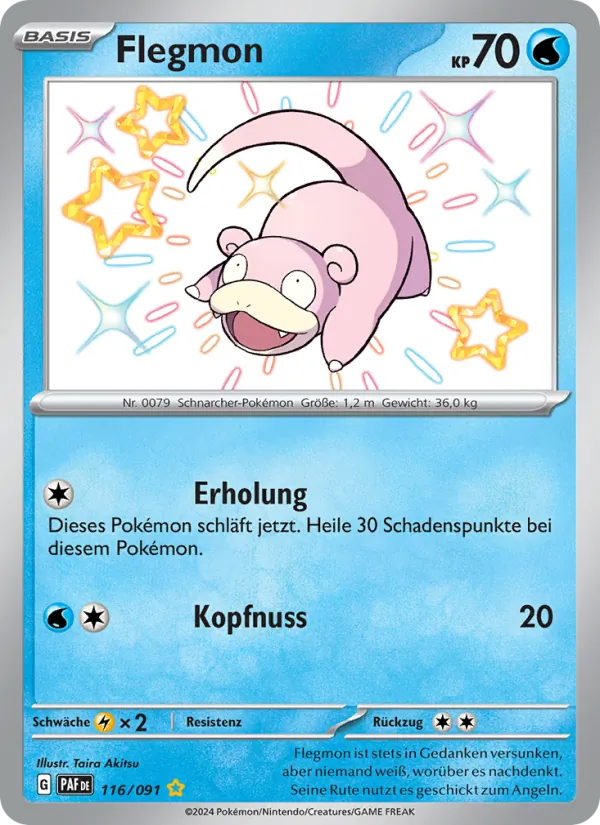 Karte Flegmon aus Paldeas Schicksale, Nummer 116/91