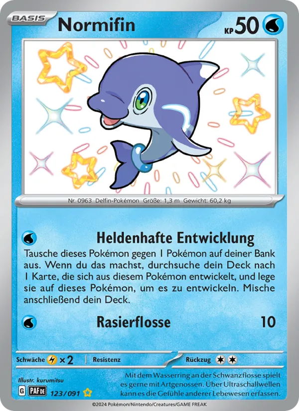 Karte Normifin aus Paldeas Schicksale, Nummer 123/91