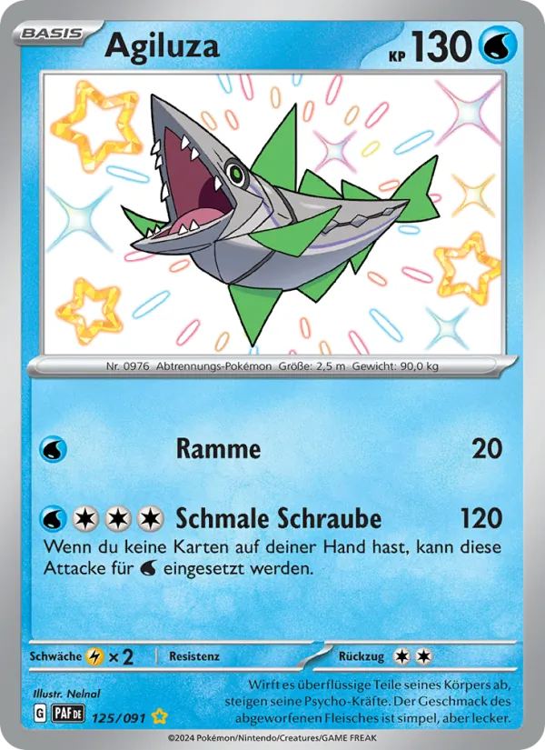 Karte Agiluza aus Paldeas Schicksale, Nummer 125/91