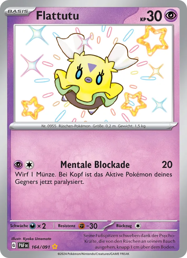 Karte Flattutu aus Paldeas Schicksale, Nummer 164/91
