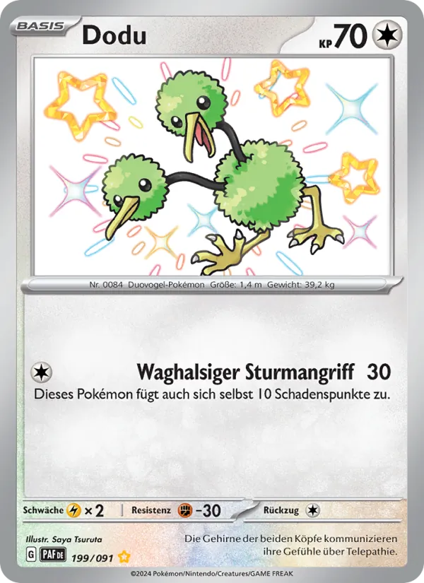 Karte Dodu aus Paldeas Schicksale, Nummer 199/91