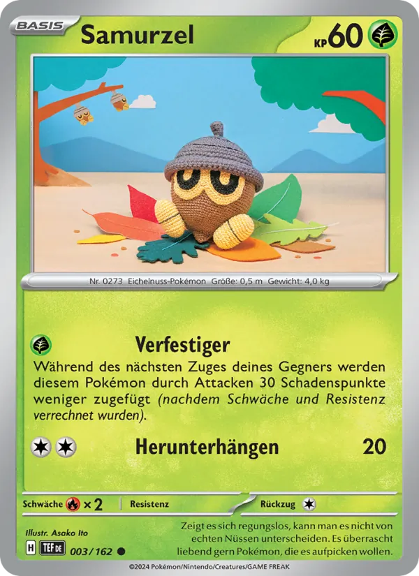 Karte Samurzel aus Gewalten der Zeit, Nummer 003/162