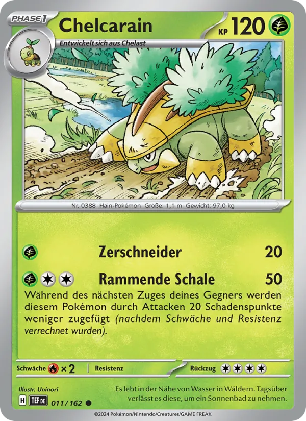 Karte Chelcarain aus Gewalten der Zeit, Nummer 011/162