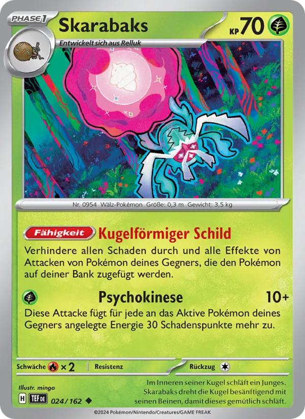Karte Skarabaks aus Gewalten der Zeit, Nummer 024/162