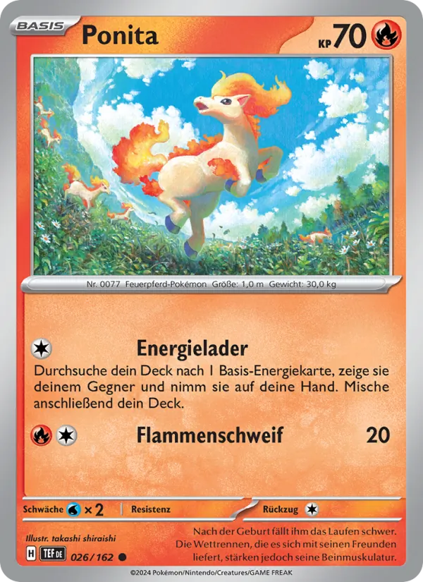Karte Ponita aus Gewalten der Zeit, Nummer 026/162