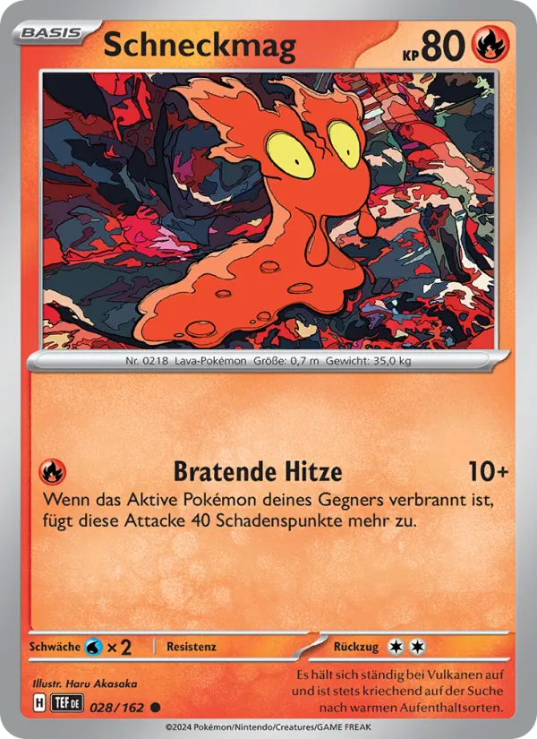 Karte Schneckmag aus Gewalten der Zeit, Nummer 028/162