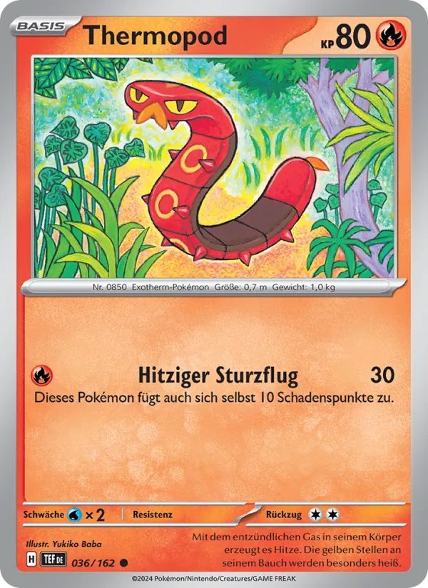 Karte Thermopod aus Gewalten der Zeit, Nummer 036/162