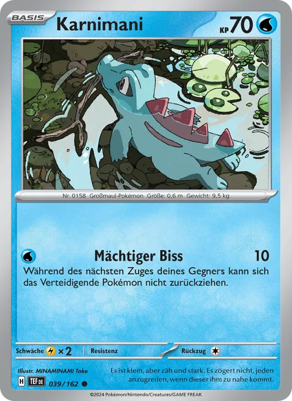 Karte Karnimani aus Gewalten der Zeit, Nummer 039/162