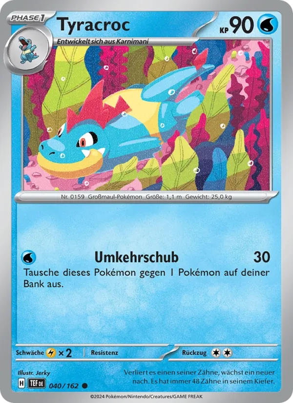 Karte Tyracroc aus Gewalten der Zeit, Nummer 040/162