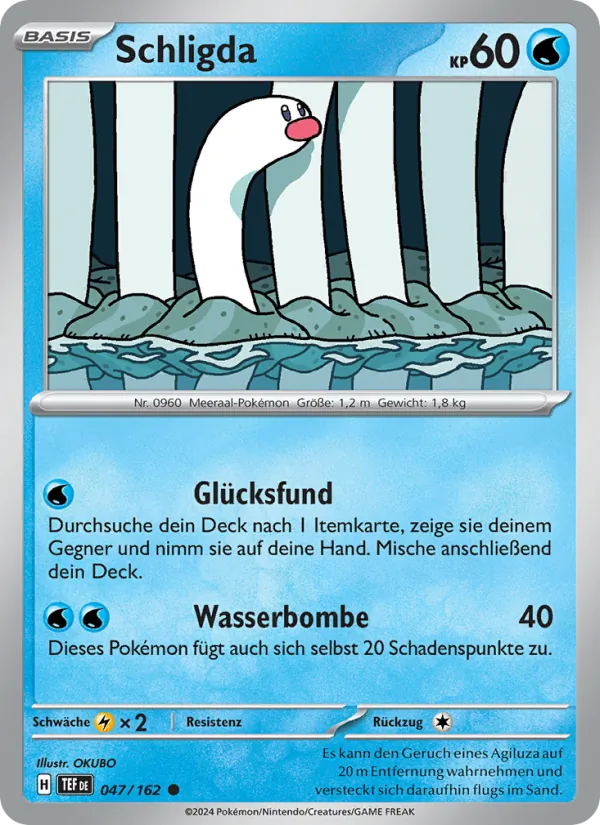 Karte Schligda aus Gewalten der Zeit, Nummer 047/162