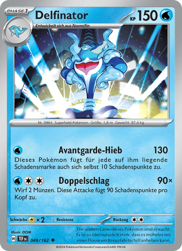 Karte Delfinator aus Gewalten der Zeit, Nummer 049/162