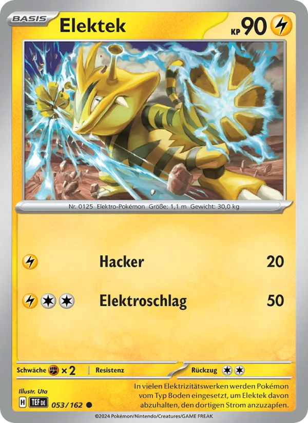 Karte Elektek aus Gewalten der Zeit, Nummer 053/162