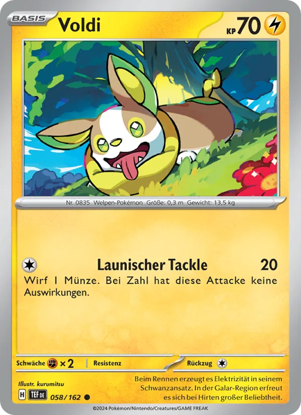 Karte Voldi aus Gewalten der Zeit, Nummer 058/162