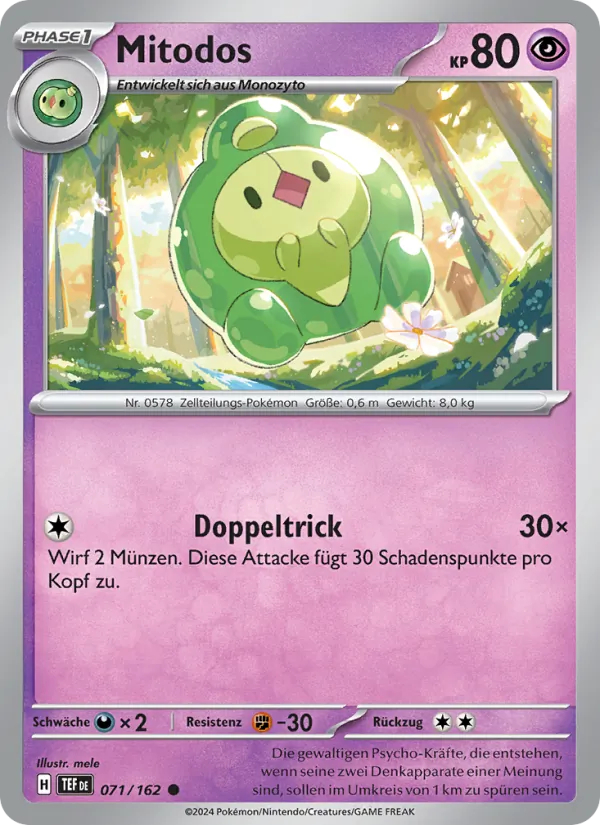 Karte Mitodos aus Gewalten der Zeit, Nummer 071/162