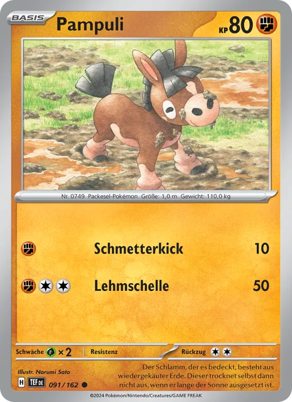 Karte Pampuli aus Gewalten der Zeit, Nummer 091/162