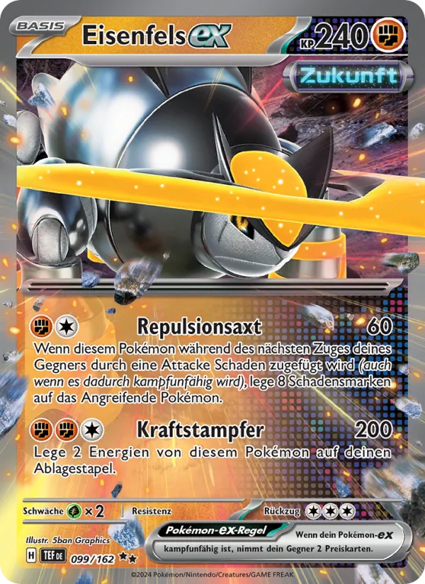 Karte Eisenfels-ex aus Gewalten der Zeit, Nummer 099/162