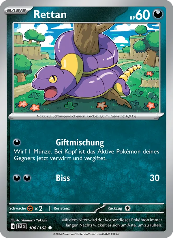 Karte Rettan aus Gewalten der Zeit, Nummer 100/162
