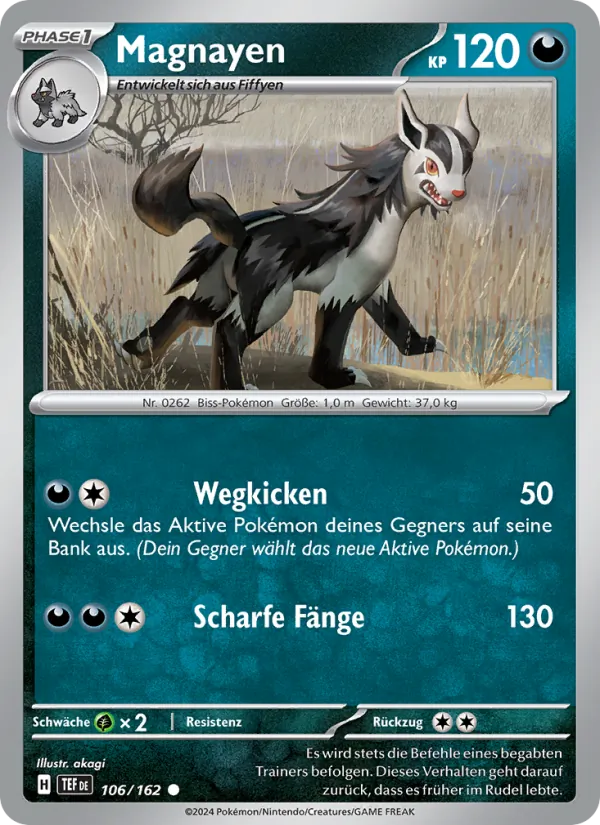 Karte Magnayen aus Gewalten der Zeit, Nummer 106/162