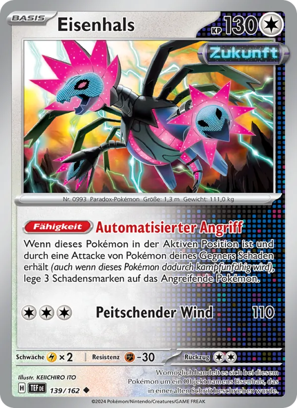 Karte Eisenhals aus Gewalten der Zeit, Nummer 139/162