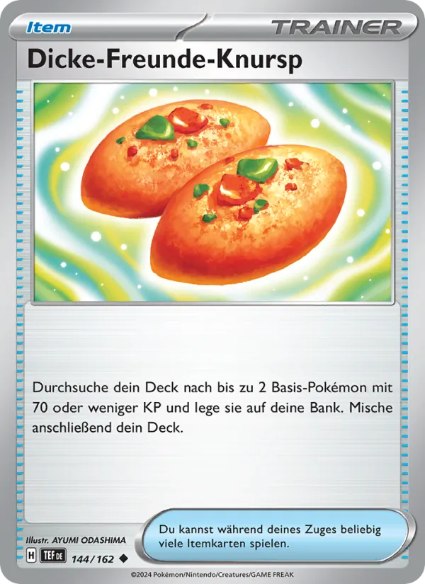 Karte Dicke-Freunde-Knursp aus Gewalten der Zeit, Nummer 144/162