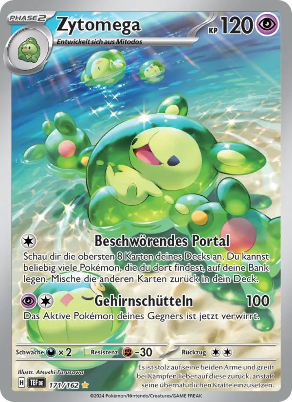 Karte Zytomega aus Gewalten der Zeit, Nummer 171/162