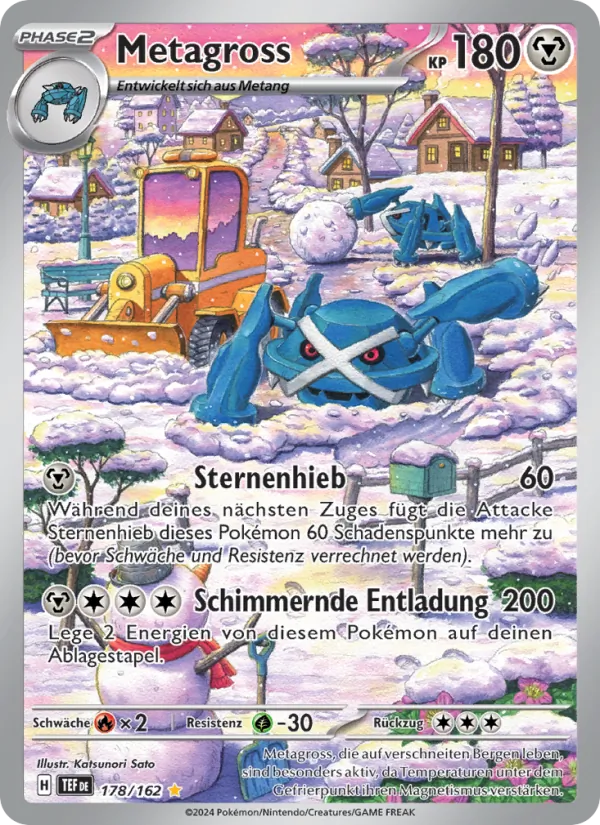 Karte Metagross aus Gewalten der Zeit, Nummer 178/162