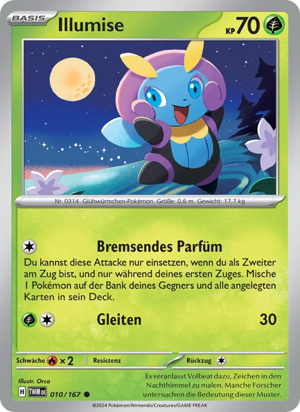 Karte Illumise aus Maskerade im Zwielicht, Nummer 010/167