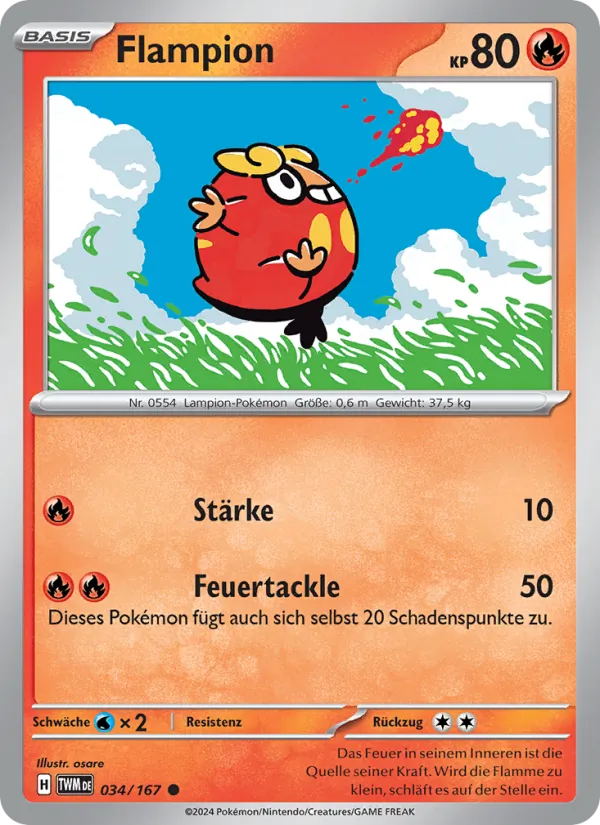 Karte Flampion aus Maskerade im Zwielicht, Nummer 034/167