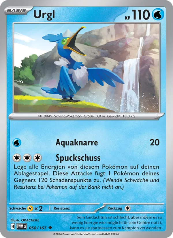Karte Urgl aus Maskerade im Zwielicht, Nummer 058/167