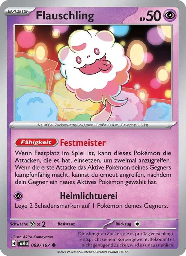 Karte Flauschling aus Maskerade im Zwielicht, Nummer 089/167