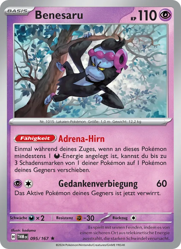 Karte Benesaru aus Maskerade im Zwielicht, Nummer 095/167