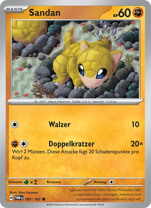 Karte Sandan aus Maskerade im Zwielicht, Nummer 097/167