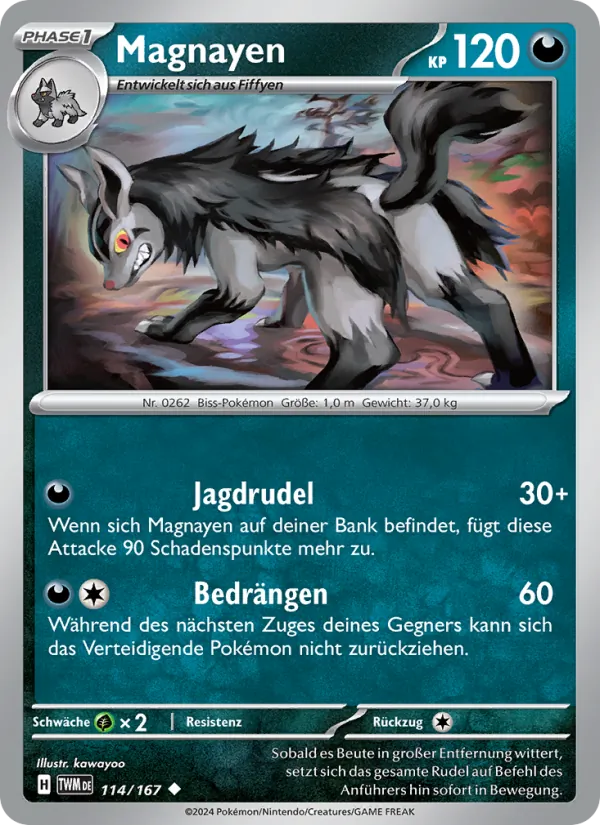 Karte Magnayen aus Maskerade im Zwielicht, Nummer 114/167