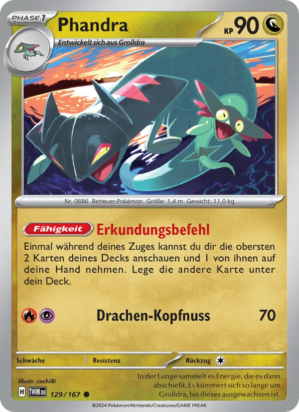Karte Phandra aus Maskerade im Zwielicht, Nummer 129/167