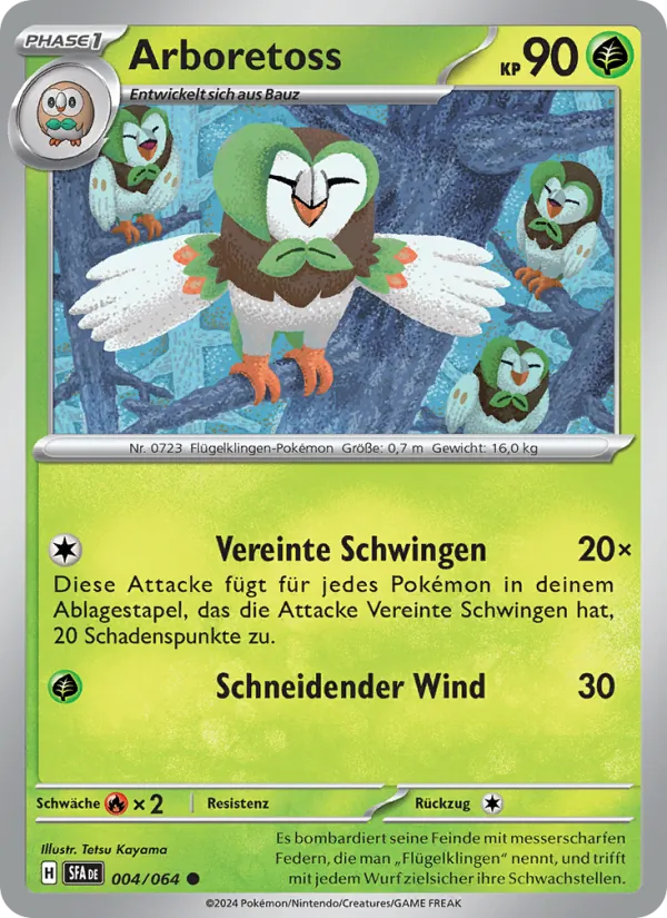 Karte Arboretoss aus Nebel der Sagen, Nummer 004/64