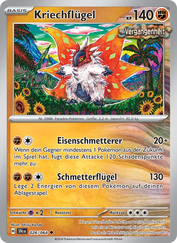 Karte Kriechflügel aus Nebel der Sagen, Nummer 026/64