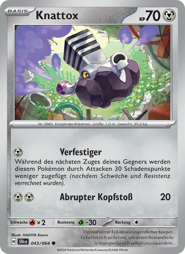Karte Knattox aus Nebel der Sagen, Nummer 043/64