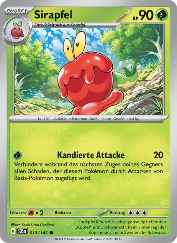 Karte Sirapfel aus Stellarkrone, Nummer 013/142