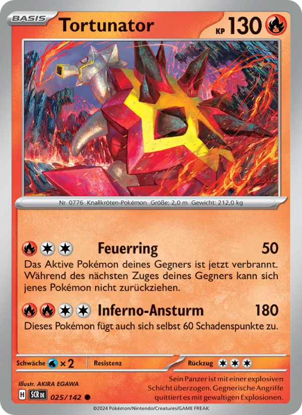Karte Tortunator aus Stellarkrone, Nummer 025/142