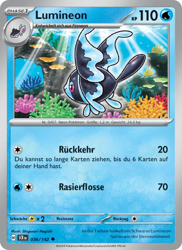 Karte Lumineon aus Stellarkrone, Nummer 036/142