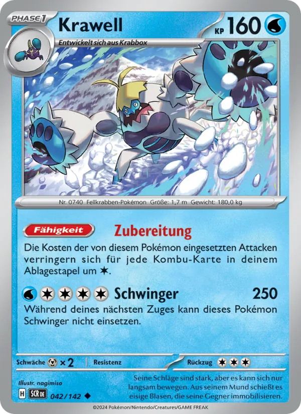 Karte Krawell aus Stellarkrone, Nummer 042/142