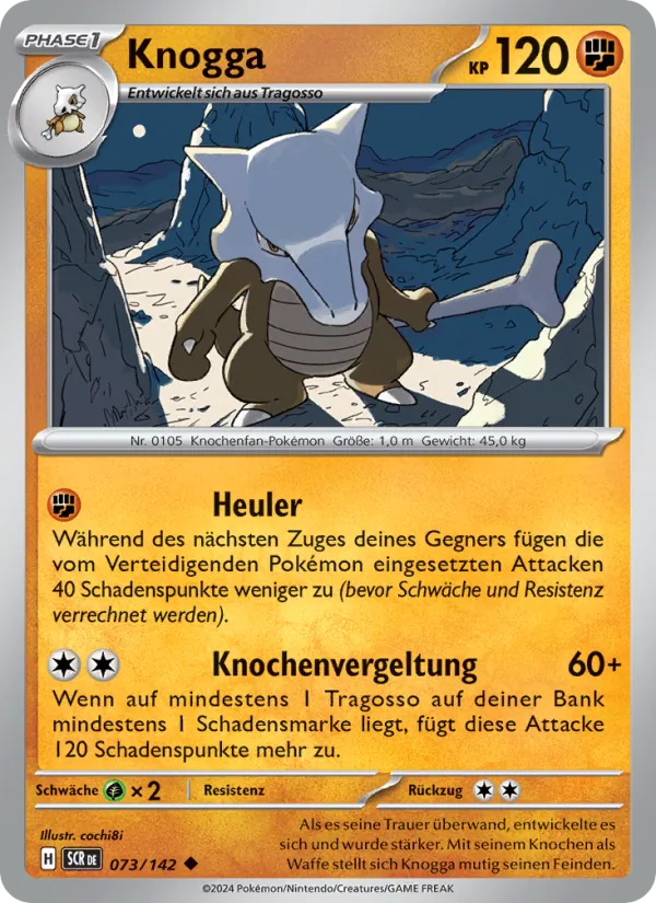 Karte Knogga aus Stellarkrone, Nummer 073/142