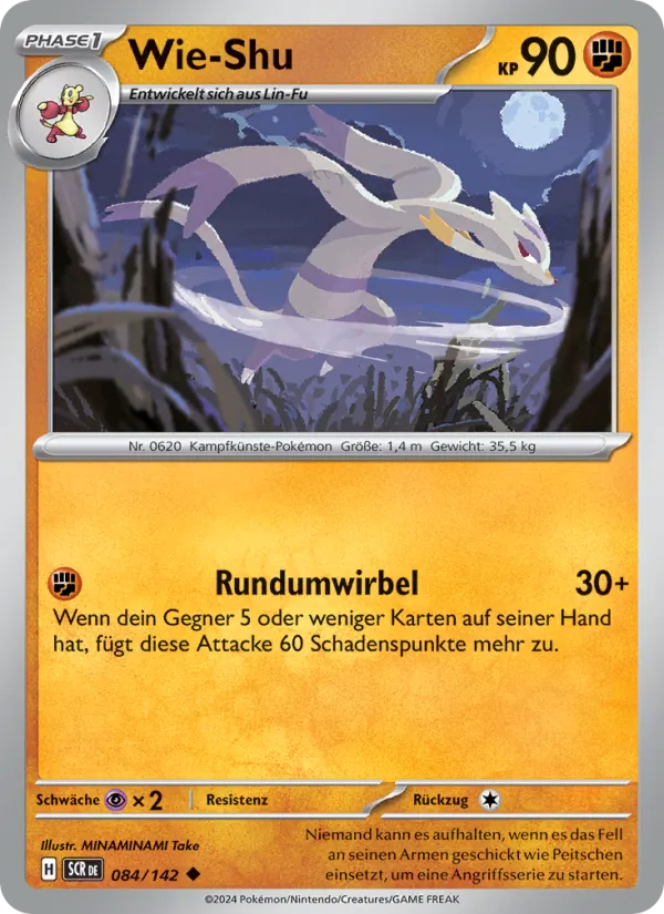 Karte Wie-Shu aus Stellarkrone, Nummer 084/142