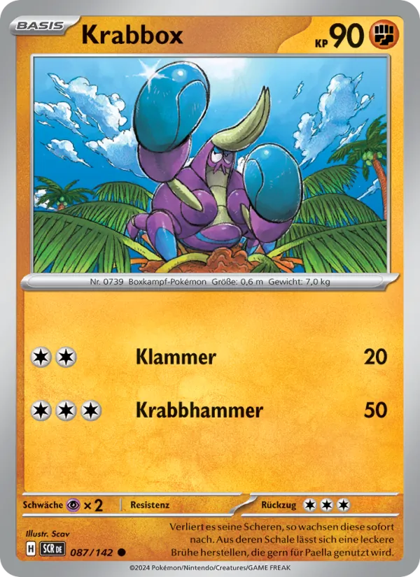 Karte Krabbox aus Stellarkrone, Nummer 087/142