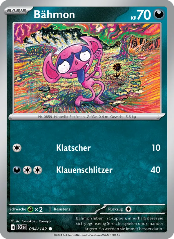 Karte Bähmon aus Stellarkrone, Nummer 094/142