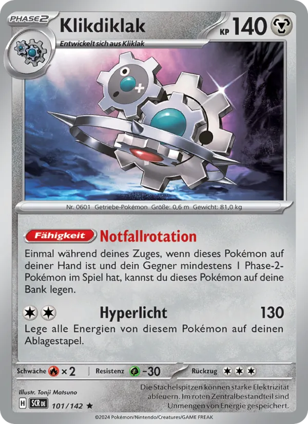 Karte Klikdiklak aus Stellarkrone, Nummer 101/142