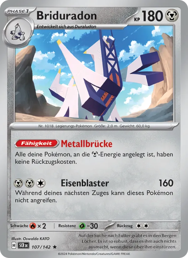 Karte Briduradon aus Stellarkrone, Nummer 107/142